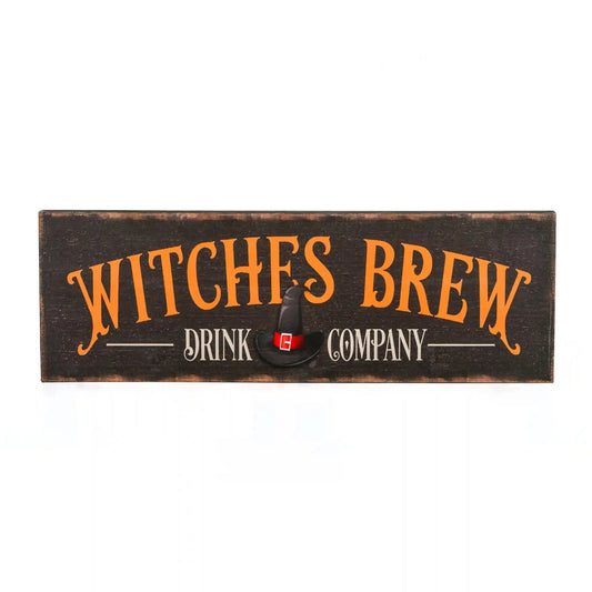 2 ft. Halloween Witches Brew Drink Company Hanging Wall Decoration