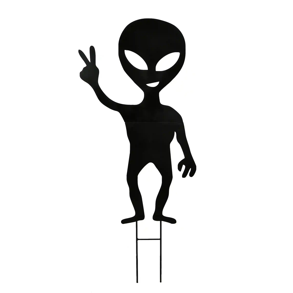 38 in. Halloween Alien Garden Stakes Outdoor Lawn Decoration
