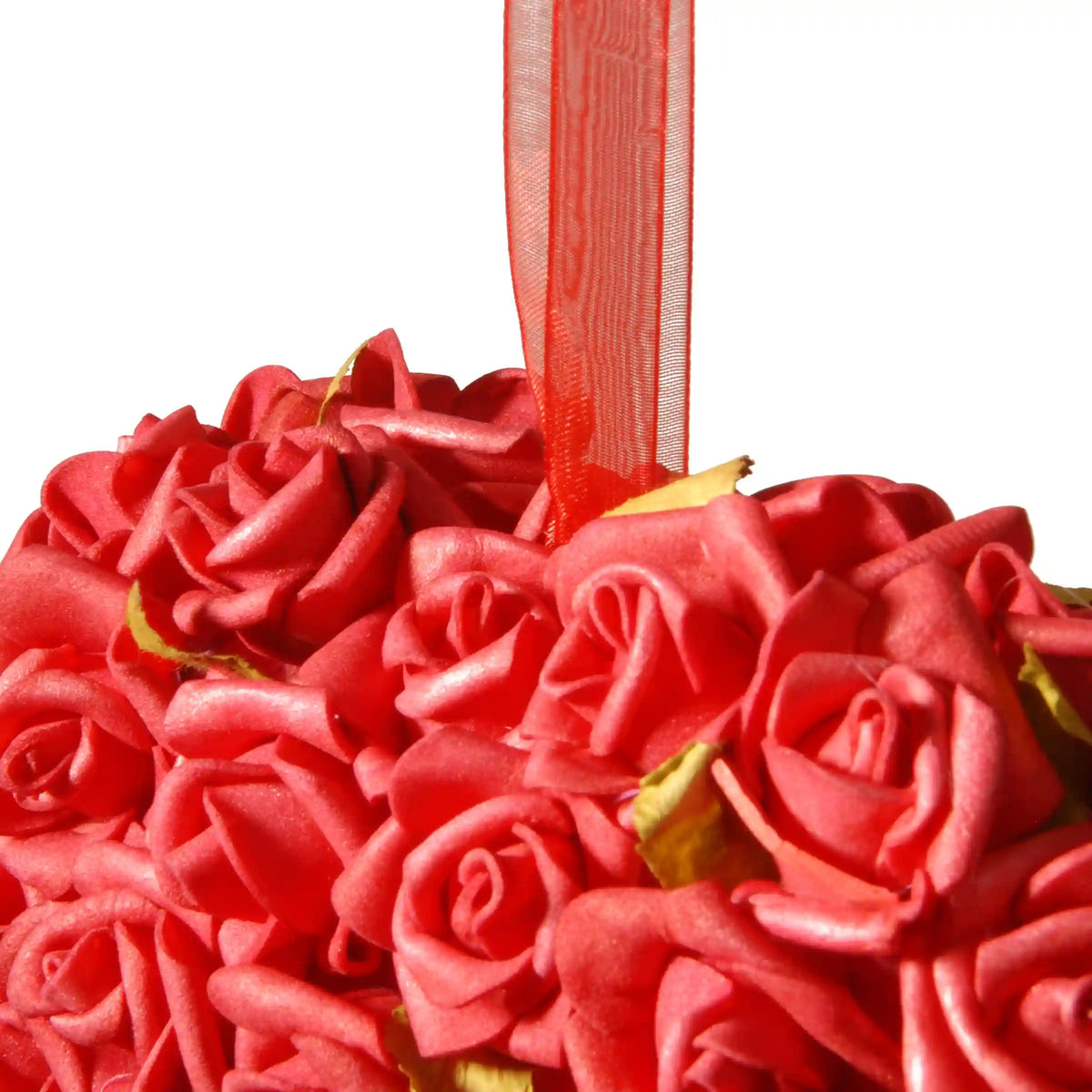 7 in. Floral Red Roses Heart