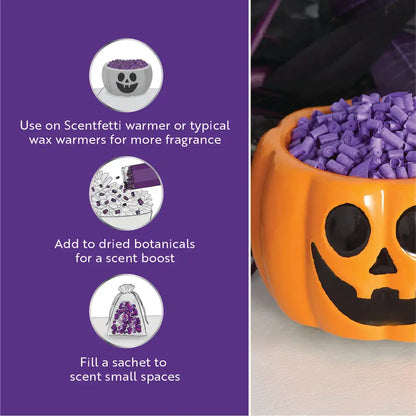 Scentiscles, Pumpkin Warmer/ Scentfetti Witch's Berry Brew & Pumpkin 'n Cider- 3 pack