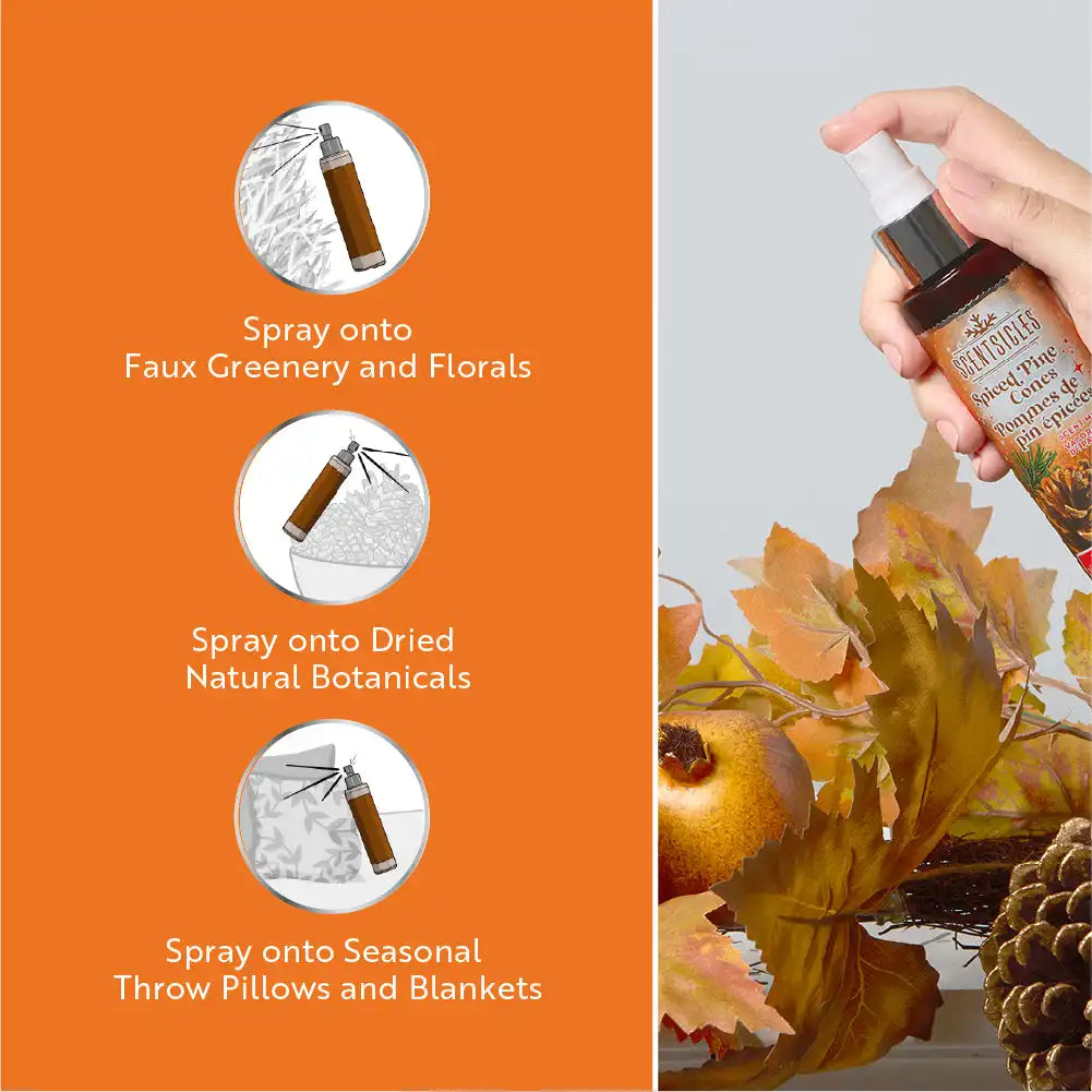 Scentsicles, Scent Mister, 1 Into the Vanilla Woods/1 Autumn 'n Apples/ 1 Spiced Pine Cones- 3 pack