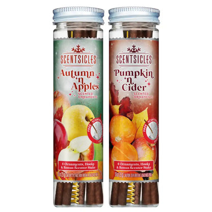 Scentsicles, 6pc Stick, Autumn 'n  Apples & Pumpkin 'n Cider- 2 Pack