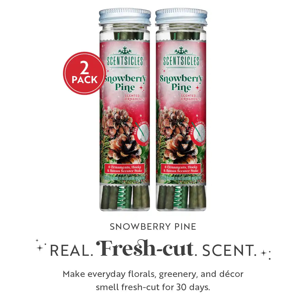 Scentsicles, 6pc Stick, Snowberry Pine - 2 Pack