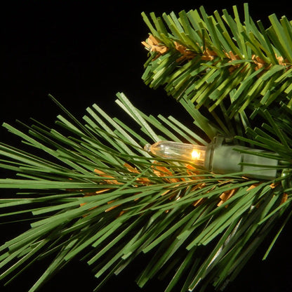 10 ft. Pre-Lit Tiffany Fir Slim Tree with Clear Lights, Plug-In