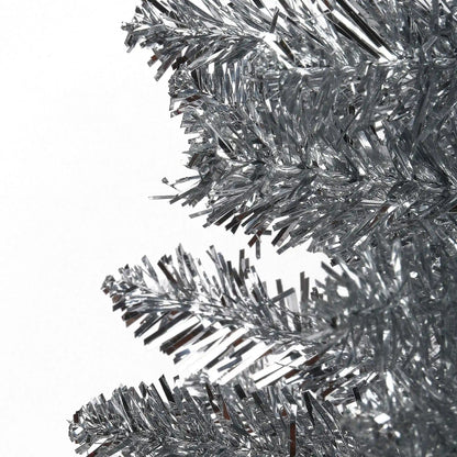 6 ft. Tinsel Collection Silver Tree