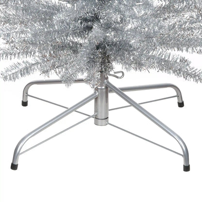 7 ft. Tinsel Collection Silver Tree