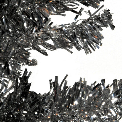 6 ft. Tinsel Collection Black Tree