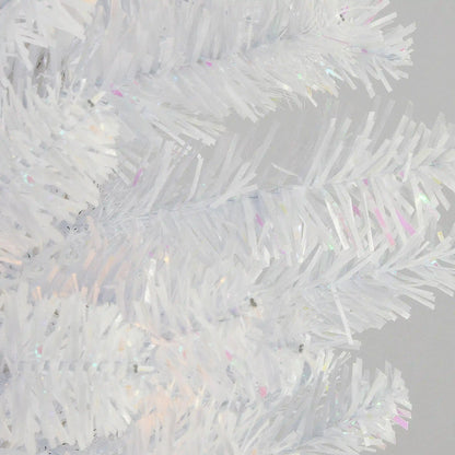 3 ft. Tinsel Collection White Iridescent Tree