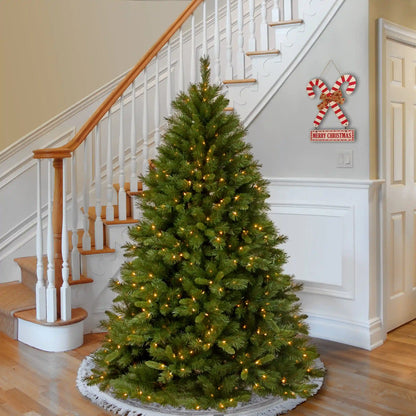 6.5 ft. Pre-Lit Winchester Pine Tree with Clear Lights, Plug-In