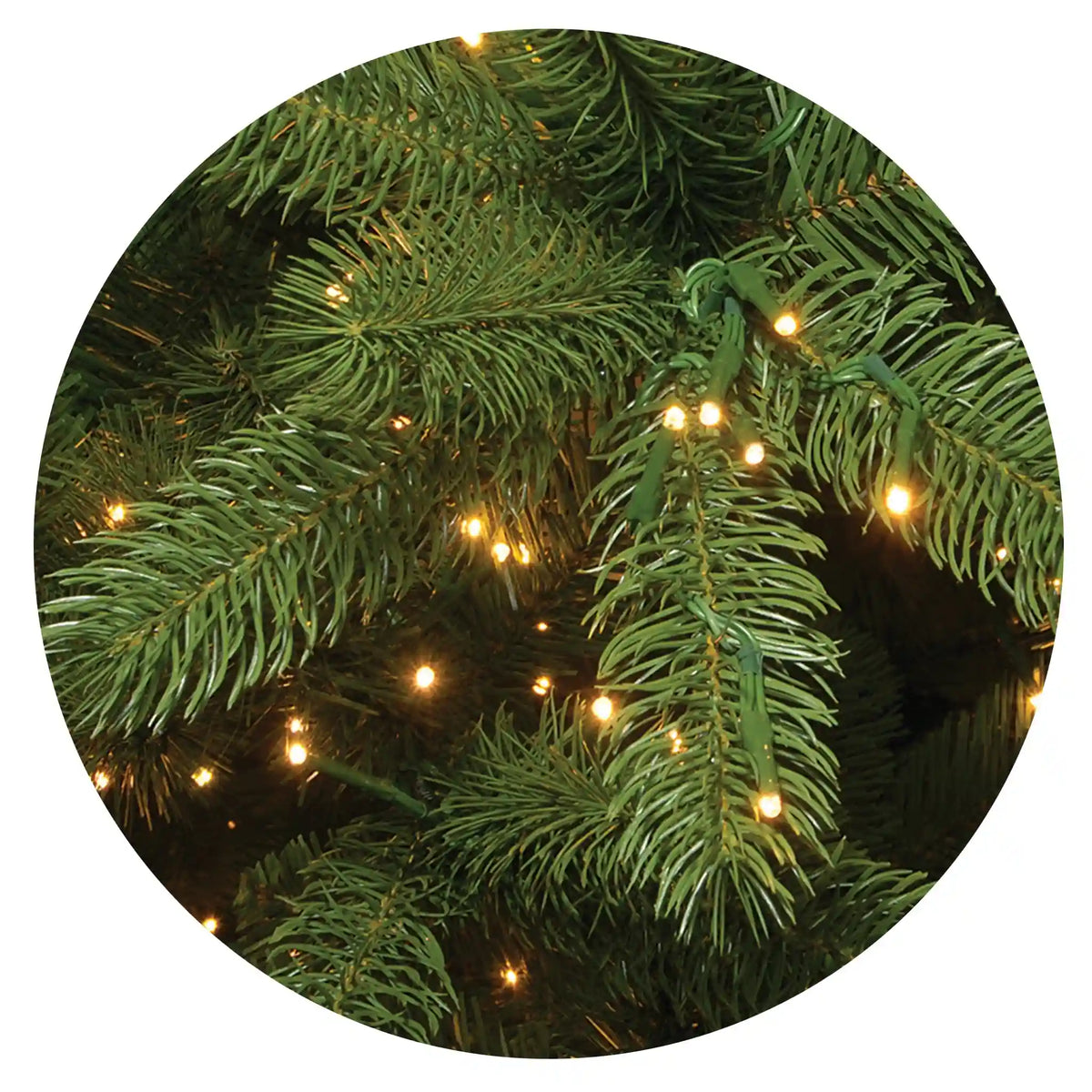 7.5 ft. Pre-Lit Downswept Douglas Fir Tree with Dual Color LED Cosmic Lights, Plug-In