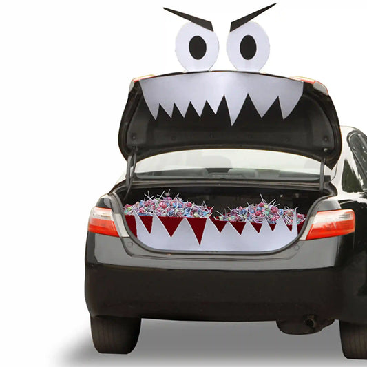 4-Piece Halloween Mean Streak TRICKY TRUNKS Car Decoration Kit