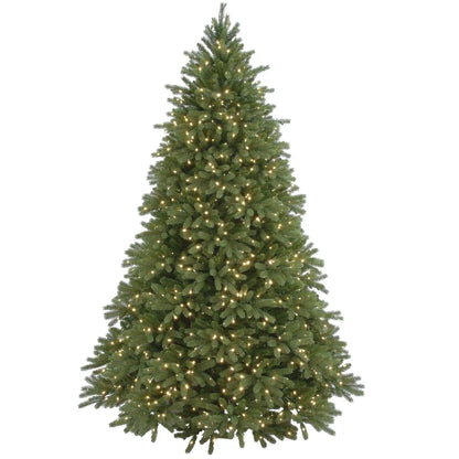 7.5 ft. Pre-Lit Jersey Fraser Fir Tree with Clear Lights, Plug-In